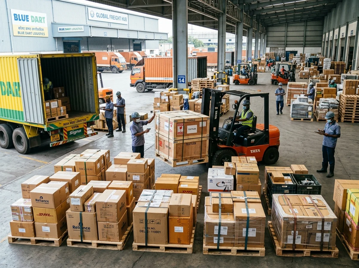 Commercial part load parcel consignments